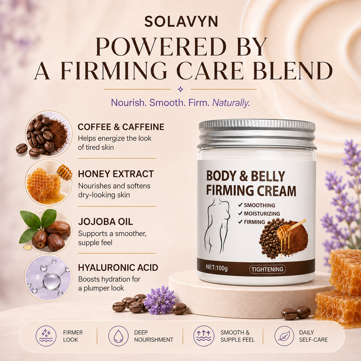 SOLAVYN Firming Butt & Thigh Cream