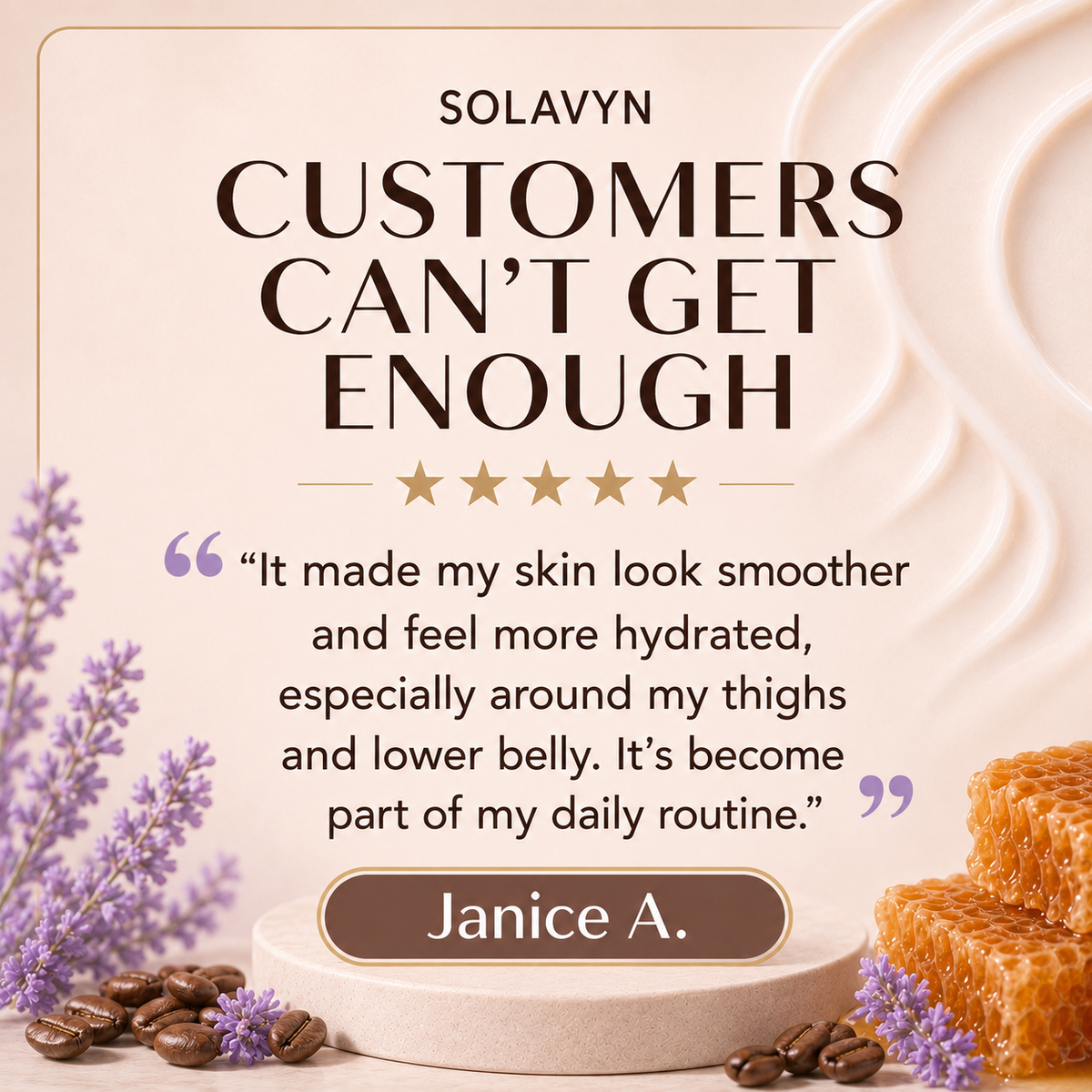SOLAVYN Firming Butt & Thigh Cream