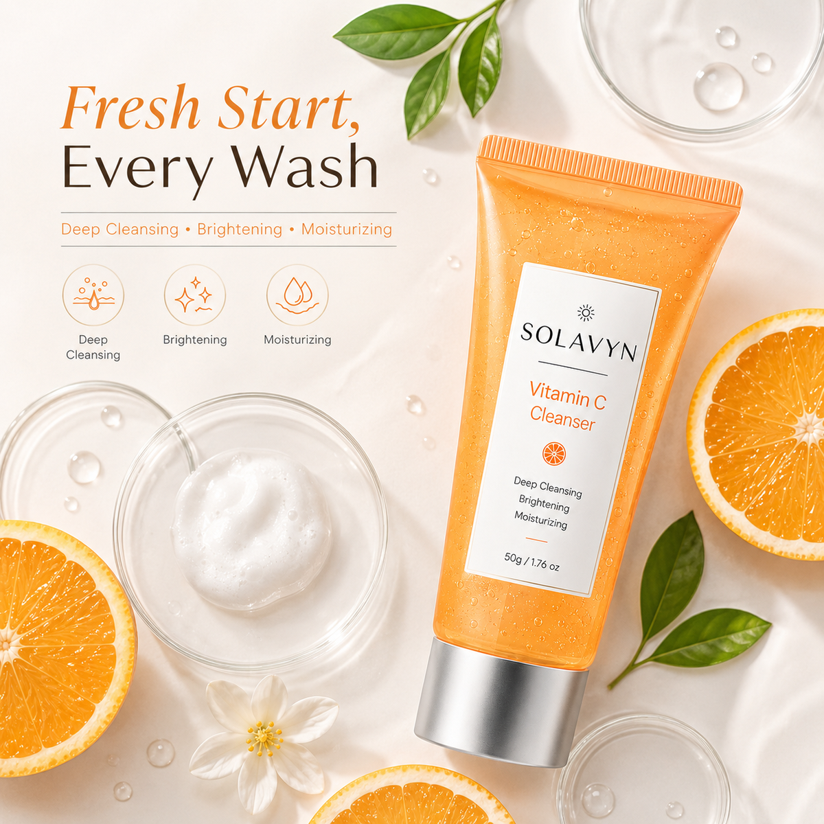 SOLAVYN Vitamin C Gentle Gel Cleanser