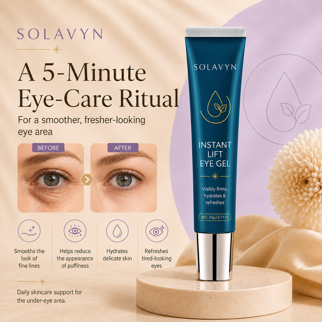 SOLAVYN Caffeine Firming Eye Gel
