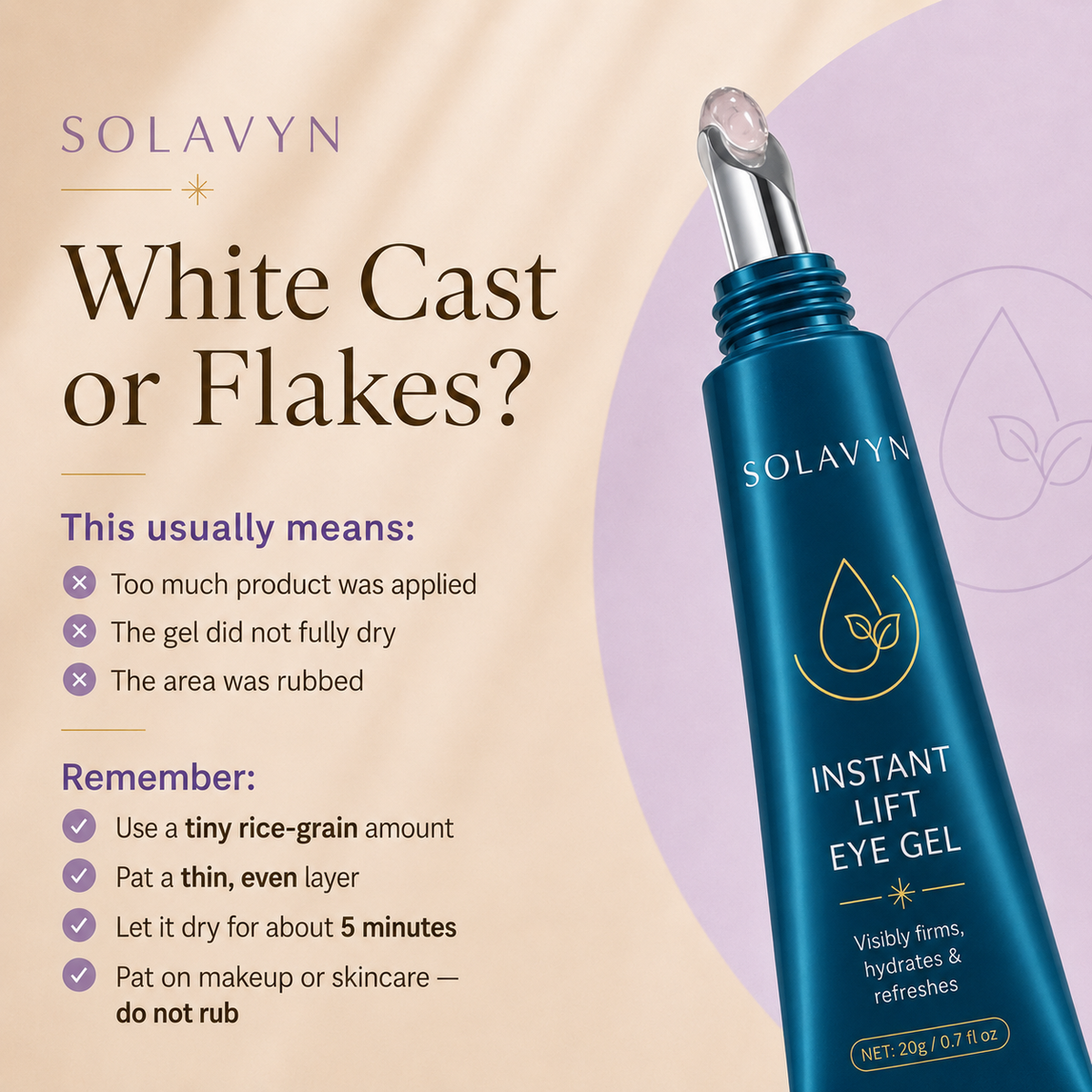 SOLAVYN Caffeine Firming Eye Gel