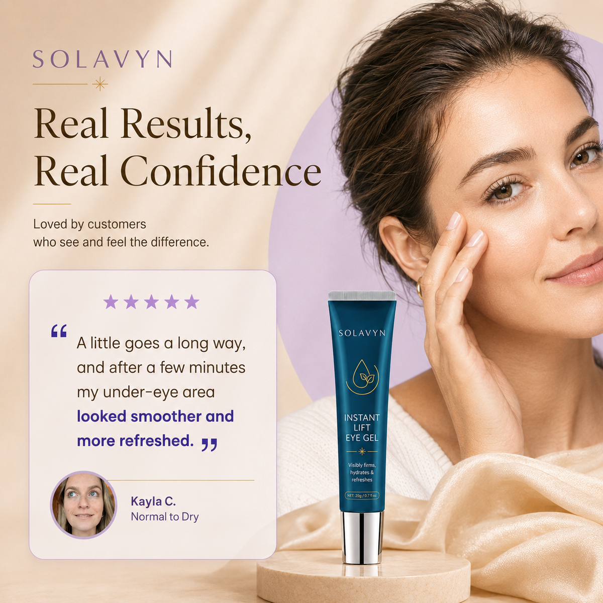 SOLAVYN Caffeine Firming Eye Gel