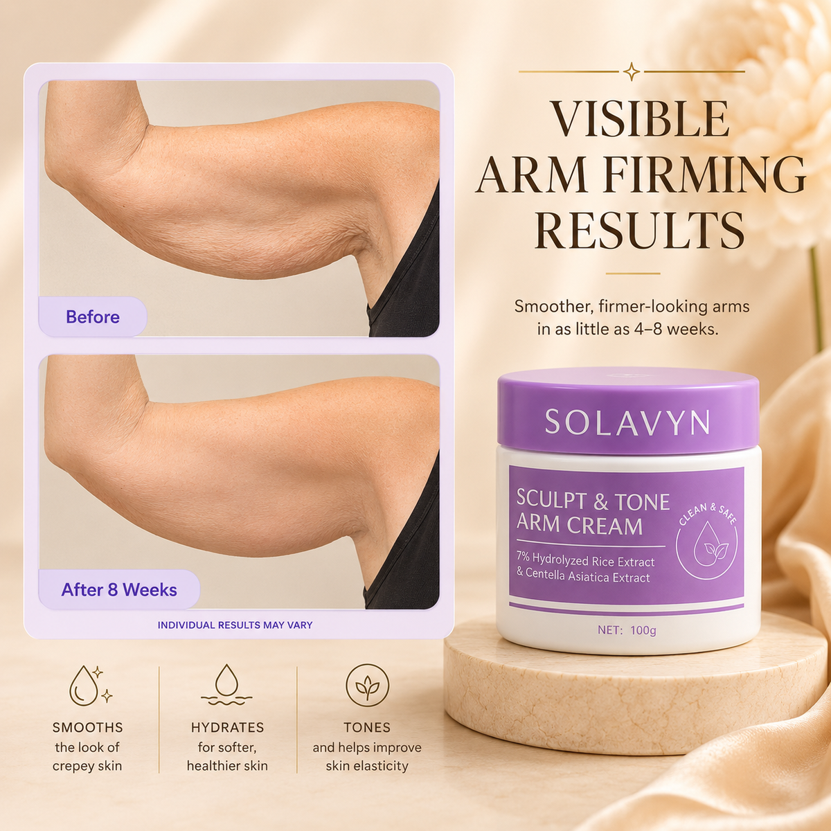 SOLAVYN Sculpt & Tone Arm Cream