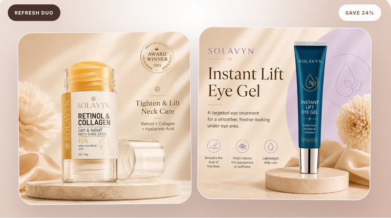 SOLAVYN Neck & Eye Renewal Duo